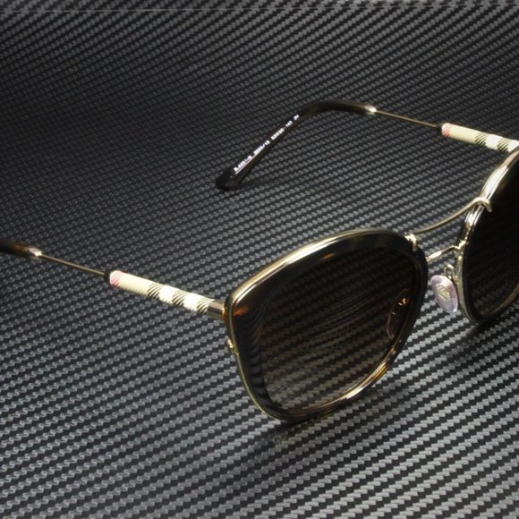 Burberry Dark Havana Gradient Women\'s Sunglasses
